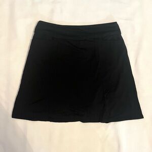 Black golf skort